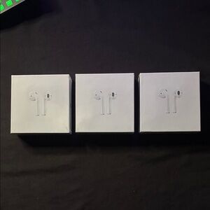 3 Apple AirPods 2nd Generation Trio bundle